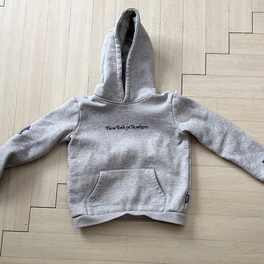 Gray Kids Hoodie